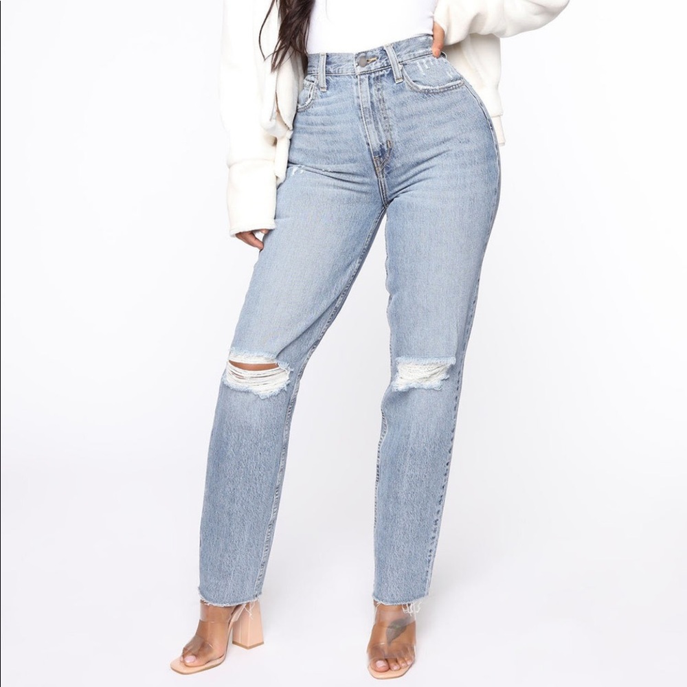 BRAND NEW - Fashion Nova mom jeans - high-rise - Size 15